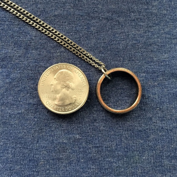 2001 Vermont State Quarter Coin Ring Necklace - Picture 4 of 8
